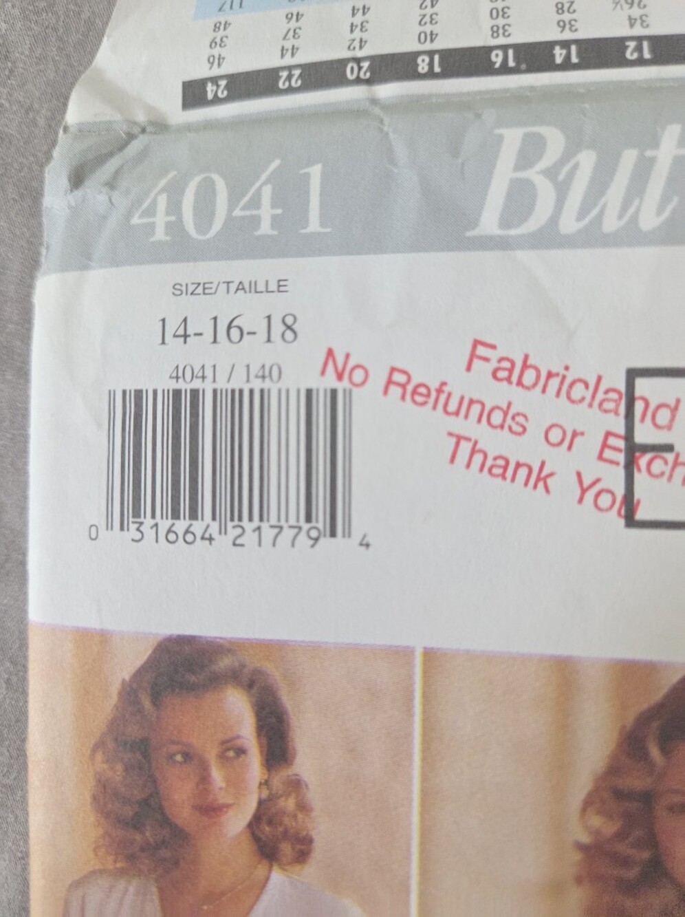 Butterick 4041 Sewing Pattern - Picture 2 of 3